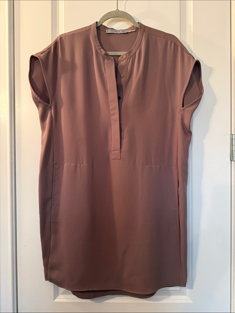 Andrew Marc Cap Sleeve Tunic Dress Sz 8